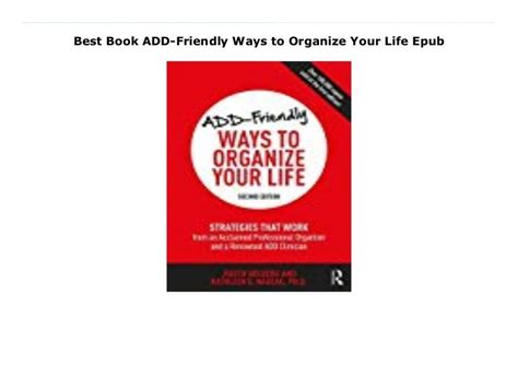 Best Books On How To Organize Your Life Sasbel