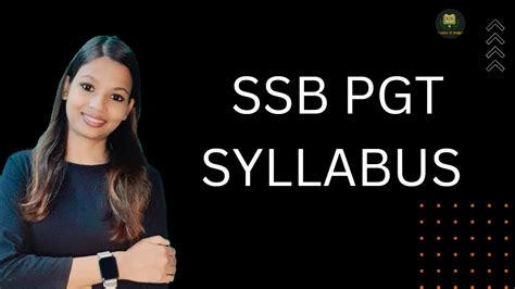 SSB PGT SYLLABUS 2023 SS ODIA TUTORIAL YouTube