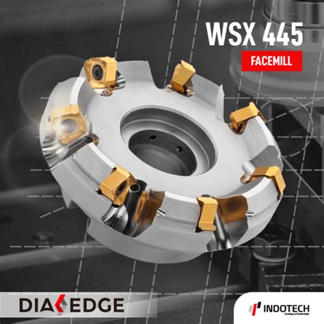 WSX445 Face Mill Mitsubishi Diaedge Indotech Trimitra Abadi