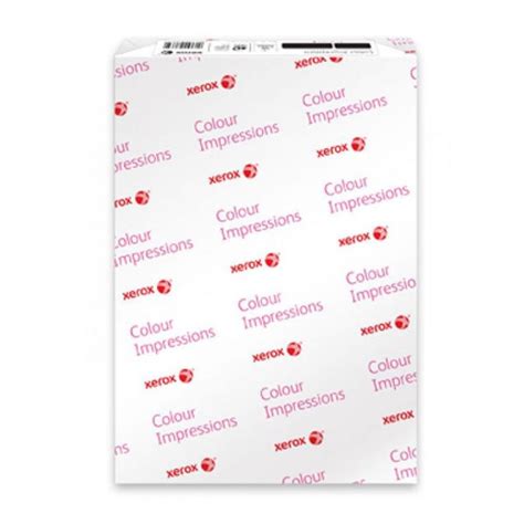 Xerox Colour Impressions Card Gloss Coated 350gsm White Sra3 For