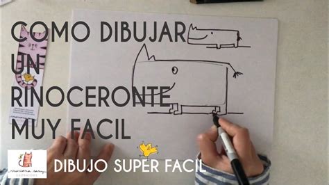 Como Dibujar Un Rinoceronte Muy Facil Youtube