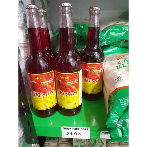 Jual Sirup Niki Sari Rasa Frambozen Botol 625ml Shopee Indonesia