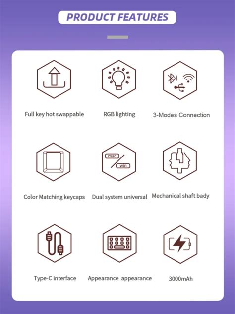 G Bluetooth Wireless Mechanical Keyboard Keys Hot Swappable Rgb Gaming Keyboard