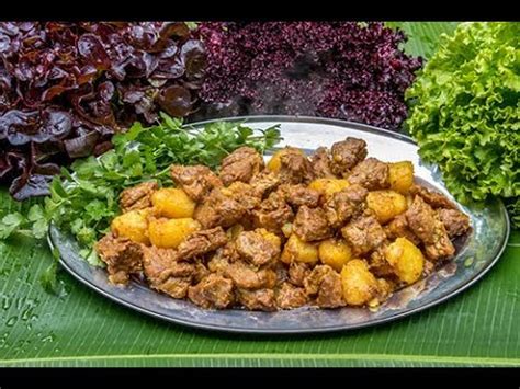 RECETTE CARRY PORC POMMES DE TERRE ILE DE LA REUNION YouTube