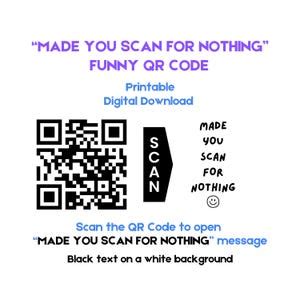 Prank Qr Code Gorilla Etsy