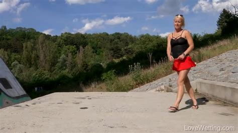 Beautiful Blonde Urinating ThisVid