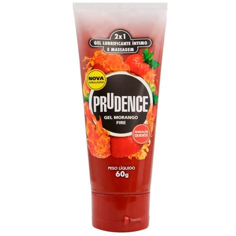 Gel Lubrificante Intimo 2 Em 1 Sexo Prudence Sabor E Aroma Escorrega