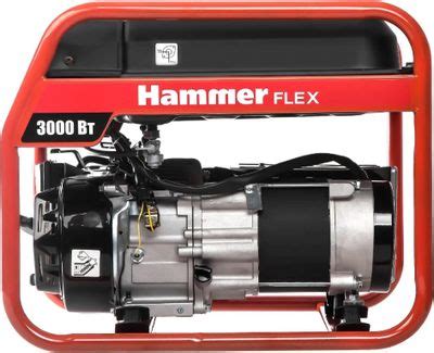 Бензиновый генератор Hammer Flex GN3000, 220/12 В, 3кВт – купить в ...