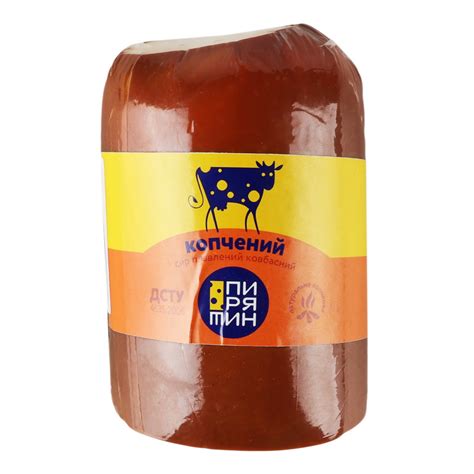 Сыр плавленый 30% колбасный копченый Пирятин кг Пирятин: купить в ...