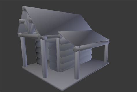 simple cabin  model