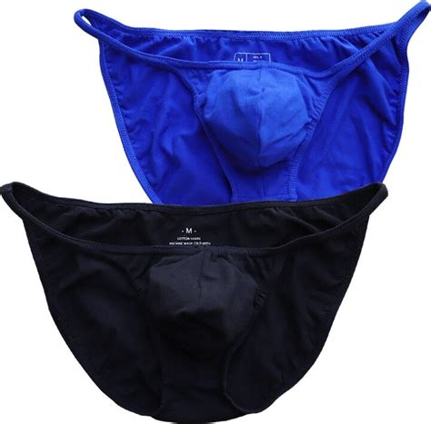 Muscle Alive Men Briefs Soft Bulge Bikini Sexy Thong Trunks Fashion Underwear Cotton And Spandex