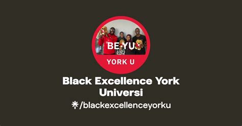 Black Excellence York Universi Instagram Linktree