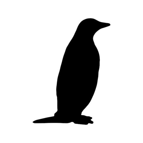 Premium Vector Penguin Silhouette Set Collection Isolated Black On