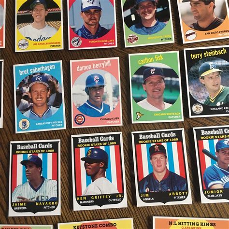 1989 Baseball Card Magazine Complete Cut Set 72 Cards Mint Condition | eBay
