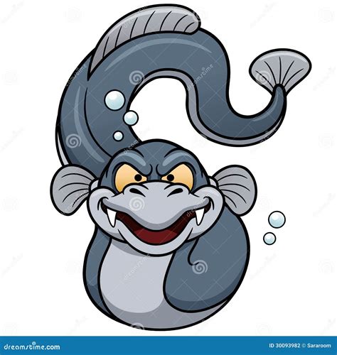 Electric Eel Cartoon Vector Illustration 30093982