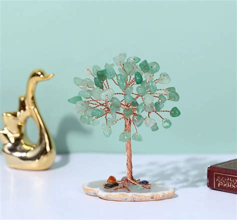Feng Shui Green Aventurine Crystal Tree – LB Diamond Store