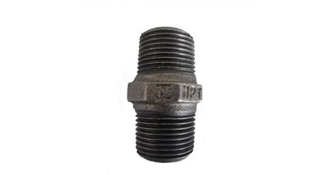 NIPLE DUPLO 3 8 NPT CL300 PRETO TUPY