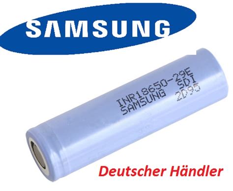 Samsung INR18650-29E - 18650 - 2900mAh 3.7V - 10A - LED-it-LIGHT