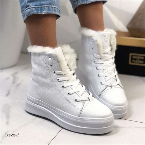 Кеды белые на зиму - 90 фото