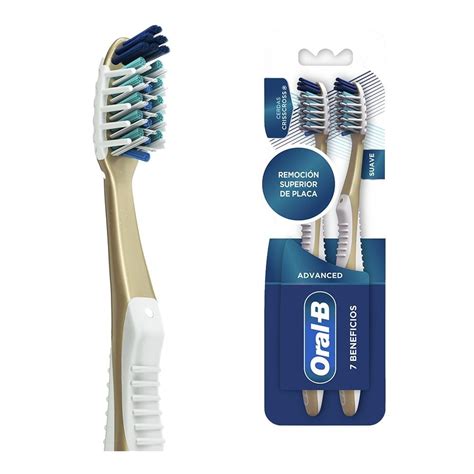 Cepillo Dental Oral B Advanced Beneficios Suave Pzas Walmart