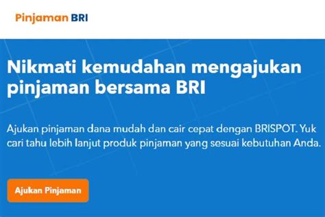 Pinjaman Online BRI 25 Juta Angsuran Rp1 5 Jutaan Per Bulan Tabel