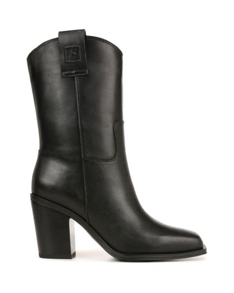 Franco Sarto Valor Mid Shaft Boots In Black Lyst