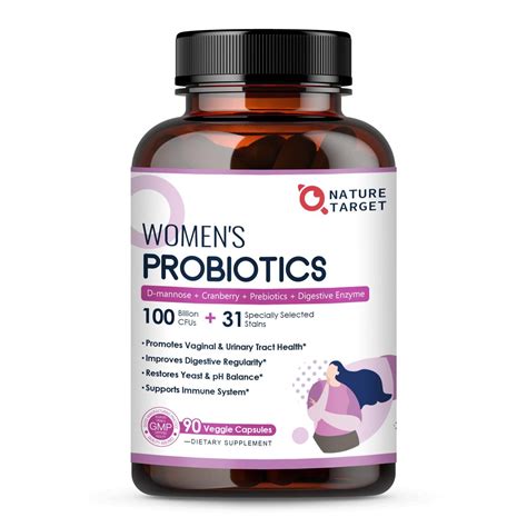 Probiotic For Women's Gut Health | 90 Veggie Capsules | Nature Target