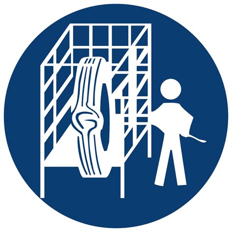 Safety Cage Shall Be Used Safety Sign Mv 16 Safety Sign Online