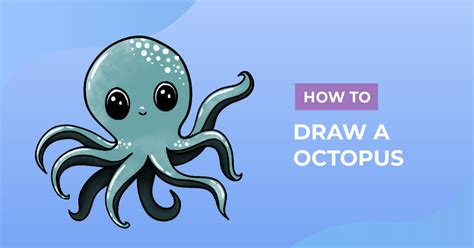 How To Draw An Octopus Design School