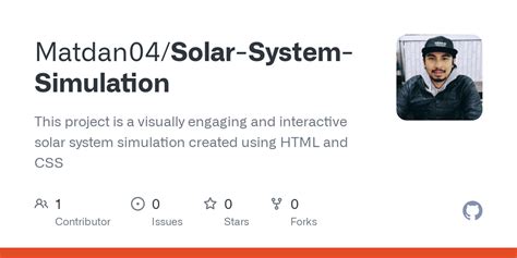 GitHub - Matdan04/Solar-System-Simulation: This project is a visually ...