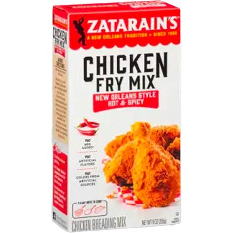 K P Zatarain S Chicken Fry Mix Hot N Spicy G P Delitea Se