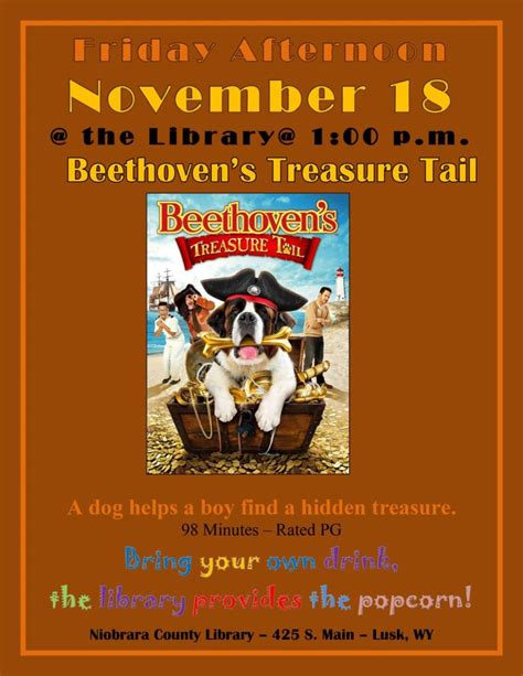 Movie Beethoven S Treasure Tail Niobrara County Library