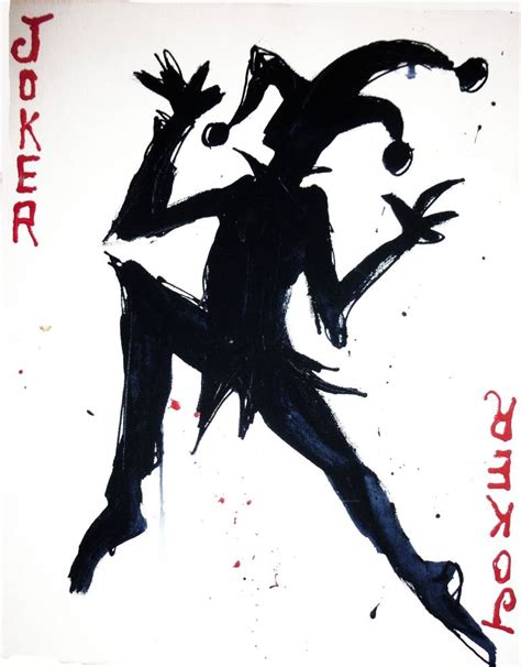 Joker Prancing Painting By Mark Hanham Saatchi Art