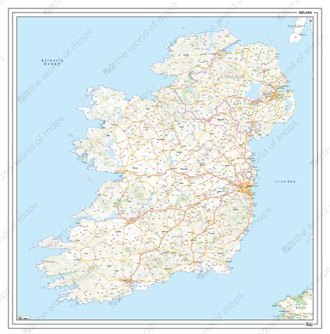 map of southern ireland attractions 1
