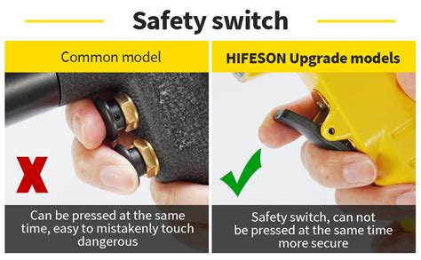 Hifeson Pneumatic Rivet Nut Gun With Self Locking Head