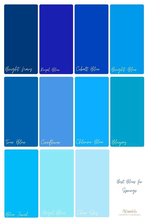 Spring Blues Color Palette