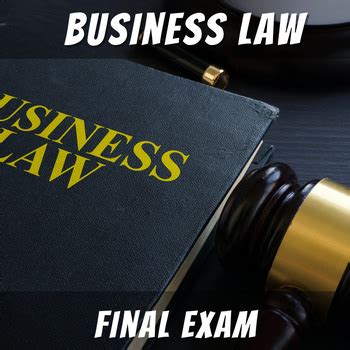 Business Law Final Exam by PengsEduPage | TPT