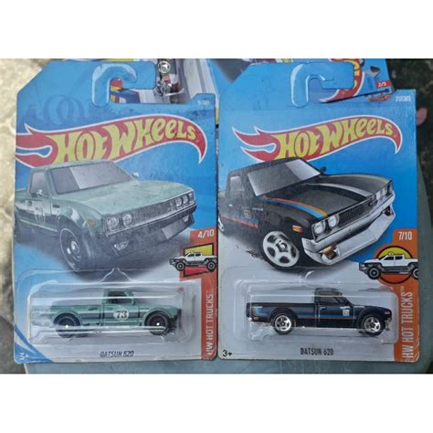 Jual Datsun Hijau Hitam Ori Hot Wheels Shopee Indonesia