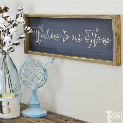 Welcome Farmhouse Sign - Her Tool Belt