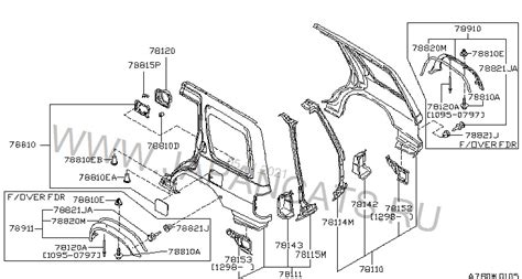Брызговики на Ниссан Пат 1998г.в. — Nissan Pathfinder (2G), 3,3 л, 1998 ...