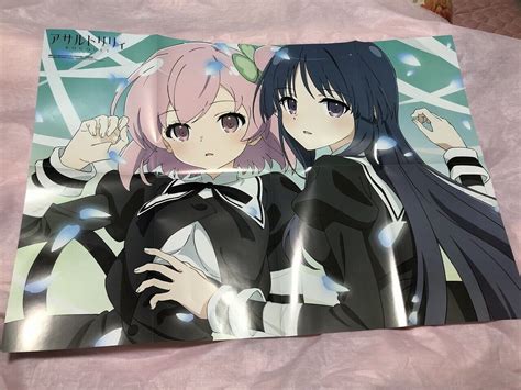 Assault Lily Bouquet Hitotsuyanagi Riri Shirai Yuyu Promo Big Poster