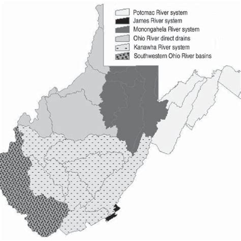 West Virginia Physiographic Provinces Download Scientific Diagram