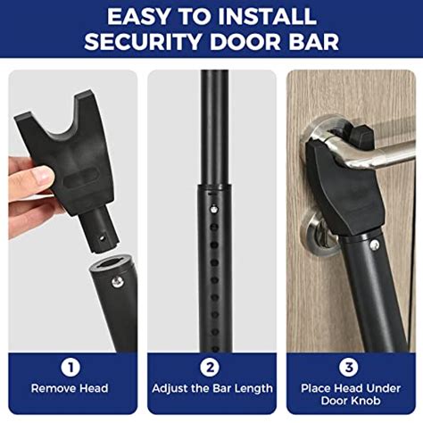 Honesaloc 2 In 1 Door Security Bar And Sliding Patio Door