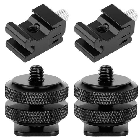 Pack Camera Combo Pack Hot Shoe Mount Adapter Cold Shoe Mount Adapter Inch Shopee