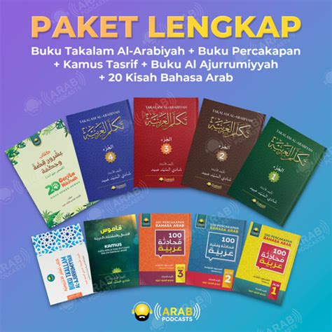 Jual Paket Lengkap Buku Takalam Al Arabiyah Buku Percakapan Kamus