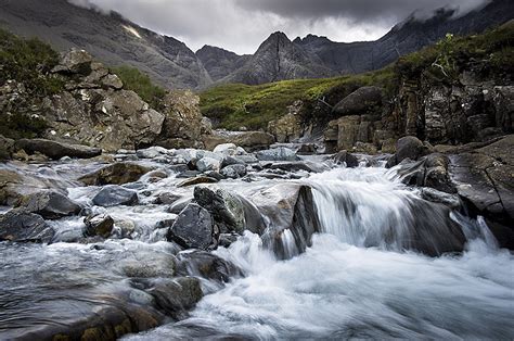 Scotland Landscape Photography Of The Fairy Pools On The Isle Of Skye