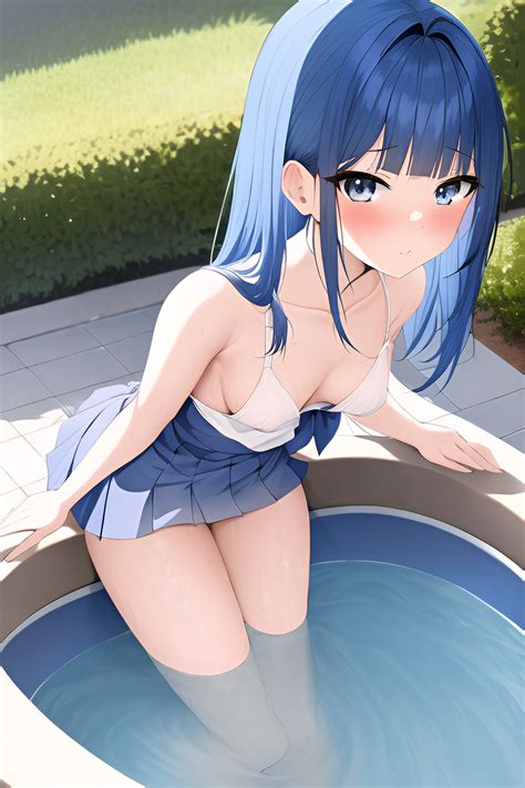 Anime Skinny Small Tits 18 Age Orgasm Face Blue Hair Slicked Hair Style Light Skin Vintage Oasis