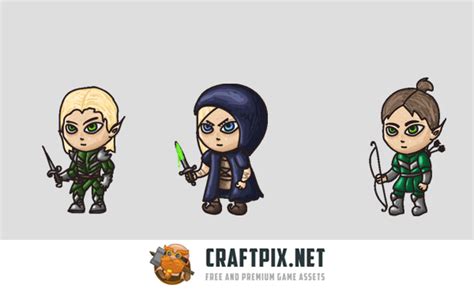 Elf Character Sprites | OpenGameArt.org