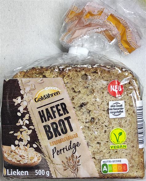 Hafer Brot Porridge Goldähren 500 g