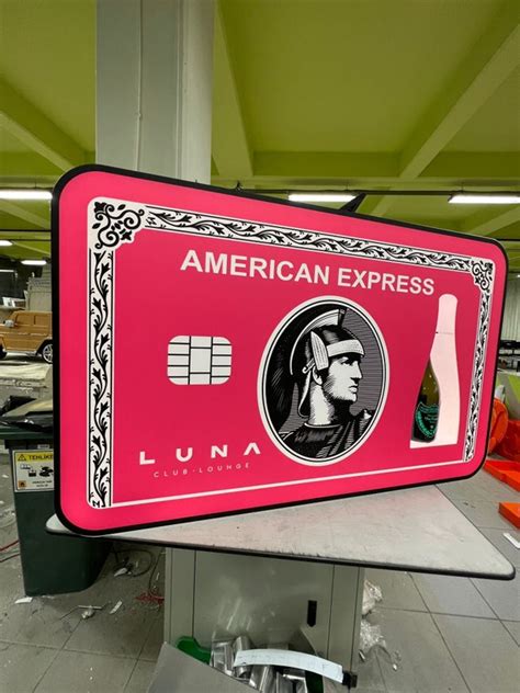 Pink Amex Bill Board Bottle Presenter Etsy